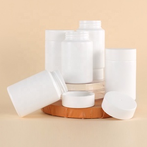 Envase de Plástico HDPE Vacío para Proteína en Polvo, Blanco, 150 ml, 200 ml, 300 ml, 500 ml, 1000 ml, Boca Ancha con Tapa de Rosca - Product Image 3