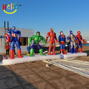 Super-héros gonflables de dessin animé pour la décoration de fête à thème - Product Image 4