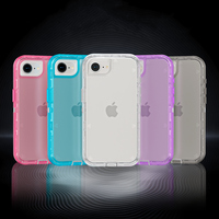 Coques de téléphone pour iPhone 16E 17 Pro Max 16 15 14 13 12 Pro Max, protection robuste antichoc à 3 couches, coque de téléphone résistante