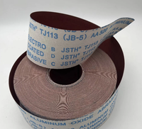 Rouleau de papier abrasif JB5 100 mm * 50 m, rouleaux abrasifs en oxyde d'aluminium, bande abrasive étroite