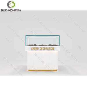 Vitrine de présentation de bijoux avec logo personnalisé, vitrine de présentation de bijoux en verre avec éclairage - Product Image 4