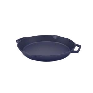 35cm Round Pre <strong>Seasoned</strong> Cast Iron <strong>Paella</strong> Serving <strong>Pan</strong> Skillet Frying <strong>Pan</strong> With Large Loop Handles - Product Image 2