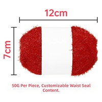 Custom Color Sparkling Coarse High Performance 100% Polyester Durable Texture Knitting Yarn for DIY Kitchen Scrubber Decor