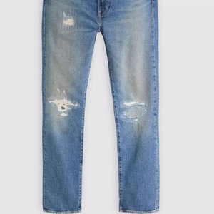 Jeans de mezclilla a la moda para hombre, de alta calidad, cómodos para uso diario, con impresión de logotipo personalizado. - Product Image 3