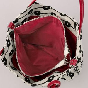 Geometric pattern jacquard shoulder bag ladies modern style shoulder bag polyester fiber cowhide shoulder bag - Product Image 5