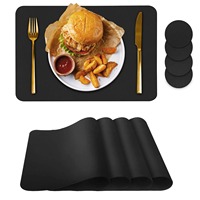 Ensemble de 4 sets de Table décoratifs antidérapants, sous-verres, napperons de Table résistants pour la maison, le Restaurant, nouveau