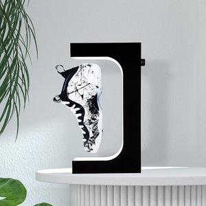 Giá đỡ giày nổi, trưng bày giày thể thao bằng nam châm, có đèn LED, xoay và bay lơ lửng - Product Image 2