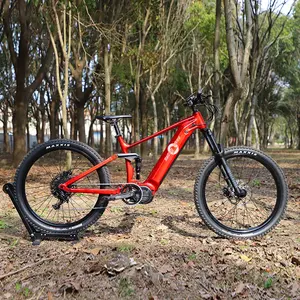 Entrega rápida de la bicicleta eléctrica/27,5/29 pulgadas Bafang Motor 1000W 48V 17.5Ah batería cuesta abajo ebike de montaña con suspensión eléctrica