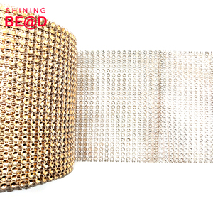 High Quality 24 Row Plastic Mesh <strong>Fabric</strong> <strong>Trimmings</strong> for Clothing Decoration for Dresses and Clothing - Product Image 2