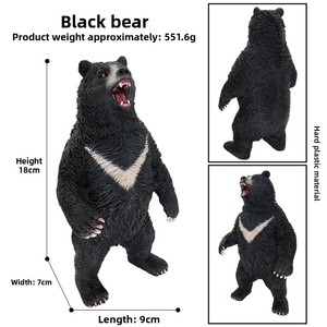 Figurines d'animaux réalistes en plastique : Léopard des neiges, Ours, Lion, Léopard, Panda – Jouet éducatif pour enfants sur la faune sauvage - Product Image 5