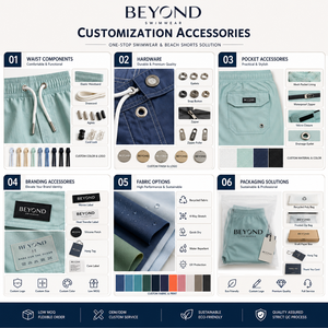 Fabricación de Marca Privada Personalizada, Tela Reciclada, Elástica en 4 Direcciones, Impresión, Secado Rápido, Shorts de Baño para Hombre, Trajes de Baño - Product Image 5
