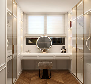 Ensemble de meubles de chambre à coucher Zofa 2025, armoire classique blanche contemporaine, armoire sur mesure - Product Image 1