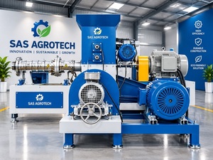 High Capacity Single Screw Fish <b>Feed</b> Extruder Machine for Floating Fish <b>Feed</b> Production Automatic Pet Food Extrusion Processing - Product Image 3