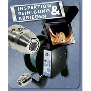 CAMERA DI PULIZIA AD ALTA PRESSIONE - CAMERA INDIETRO 3800-SK, MONITOR LED DA 8", IMPERMEABILE FINO A 4 BAR, PER TUBI DA NW 100 - Product Image 1