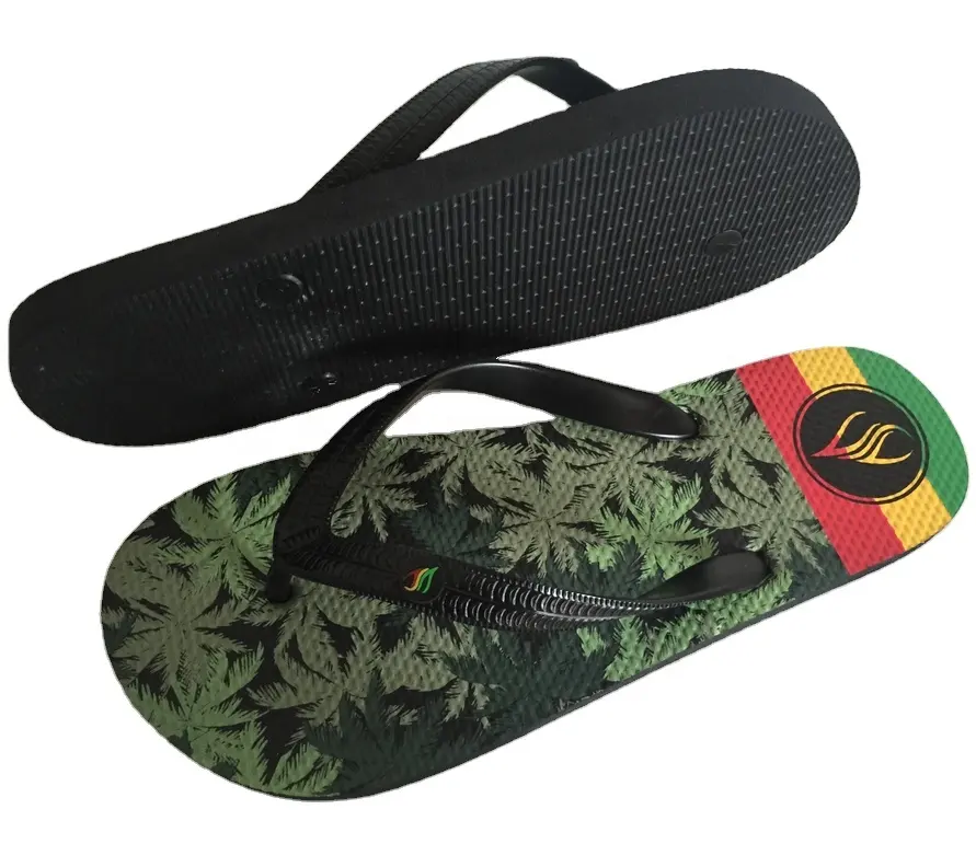 Customized men New Product rubber Beach Flip Flop