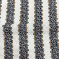 Tissu en maille rayé bicolore 100% acrylique résistant à l'abrasion 6016 #   Tissu Confortable pour Vêtements Hommes, Femmes et Enfants 170g