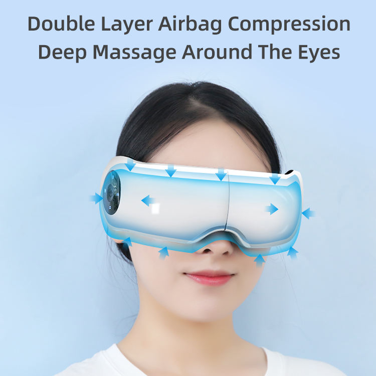 ORANGLES Smart Bluetooth Eye Massager with Heat | Dynamic Pressure, Relaxing Music, Sleep Aid, Fashion Design for Eye Care (2025) - high resolution display - exposing craftsmanship - Image 2 of 6 | built for everyone | Smart Bluetooth Eye Massager with Heat | Dynamic Pressure, Relaxing Music, Sleep Aid, Fashion Design for Eye Care (2025) for sale Georgia | Free Shipping ORANGLES