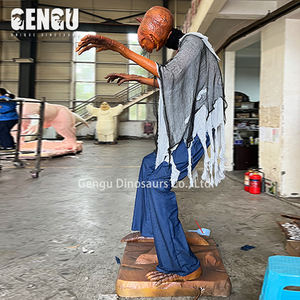 ハロウィーンの装飾屋外アニメトロニックパンプキンマンモデルカスタマイズ製品 - Product Image 4