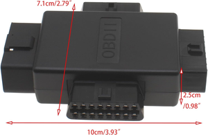 Đầy đủ 16 pin OBD II OBD2 Nam sang nữ <span class=keywords><strong>Adapter</strong></span> 1 đến <span class=keywords><strong>3</strong></span> OBD Cáp Splitter chuyển đổi (1 PC Đen) - Product Image 4