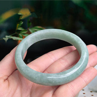 Grands Bracelets en Jade de Tailles 64MM 66MM, Pierre Naturelle Verte, Bijoux pour Femmes, Meilleur Cadeau, Bracelet en Jade Naturel