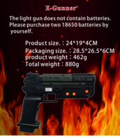 Pistola de Luz Inalámbrica para Juegos X-GUNNER, Máquina de Disparos para Videojuegos, PC y Simulador de Arcade