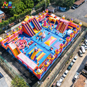 Large Amusement Park <b>Inflatable</b> Commercial Playground Obstacle Course Theme Sport <b>Game</b> House Large Trampoline Park <b>Inflatable</b> Tr - Product Image 1