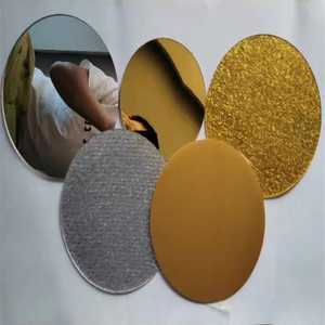<span class=keywords><strong>Plaque</strong></span> miroir en polystyrène flexible en plastique GPPS doré léger de 1,0 mm, vente en gros d'usine, pour la décoration intérieure DIY - Product Image 2
