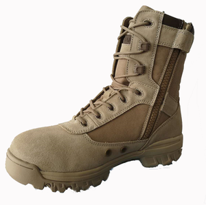 Bottes de chasse du désert HBA03 MUAF en cuir véritable suédé avec semelle injectée, résistantes aux chocs pour hommes - Product Image 3