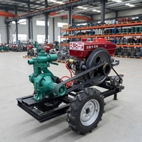 Pompe à eau diesel 2, 3 et 4 pouces, haute pression, grand débit, pour l'irrigation agricole des terres