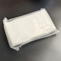 Sacs en plastique transparents durables à fermeture auto-adhésive, sacs en polyéthylène imperméables réutilisables pour le stockage des aliments et des petits objets