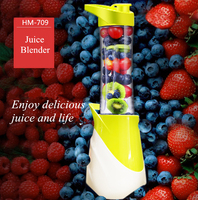 Nieuw Ontwerp Huishoudelijke Draagbare Juicer Blender Huishoudelijke Fruitmixer-Vier Bladen In 2d 600Ml Sapcentrifuge Beker