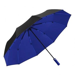 Parapluie pare-soleil professionnel personnalisé, automatique, 20 baleines, géant 120 cm, pliant en trois, anti-UV et coupe-vent, idéal comme cadeau d'affaires - Product Image 1