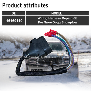 16160110 Kamyon Aydınlatma Rölesi Kablo Demeti, SnowDogg Kar Sürme Aracı Yan Kablo Grupları, Kablo Örgüleri, Otomotiv Kablo Demeti - Product Image 3