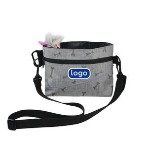 Easy Carrying Outdoor Pet <b>Dog</b> <b>Treat</b> <b>Training</b> Pouch Waste <b>Bag</b> with Poop <b>Bag</b> Dispenser, Removable Inner Pocket and Shoulder Strap - Product Image 1