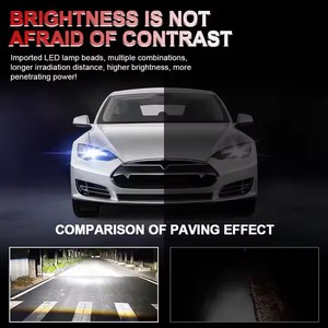 หลอดไฟหน้ารถยนต์ H4 แบบ LED กระพริบ 12V 100W สามสี พร้อมรีโมทคอนโทรล ใช้ได้กับรถยนต์ทั่วไป ความสว่าง 10000 ลูเมนส์ รับประกัน 2 ปี - Product Image 5
