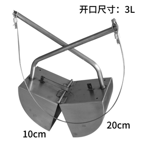เครื่องเก็บตัวอย่างตะกอนก้นทะเลสาบแบบปรับแต่งได้ OEM ทำจากสแตนเลสสำหรับรถตักตะกอน - Product Image 1