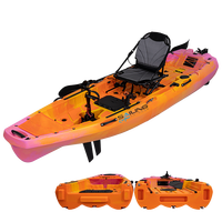 Kayak modulaire 1 personne de 3 mètres en LLDPE, largeur 83 cm, certifié CE, prêt pour plusieurs systèmes de propulsion (hors-bord, aileron, moteur) + option stabilisateur