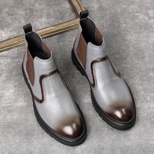 Botas de Trabajo Vintage Amish de Lujo para Hombre, Impermeables, con Cordones en el Tobillo, Construcción Goodyear, con Parte Superior de Cuero Genuino Resistente - Product Image 3