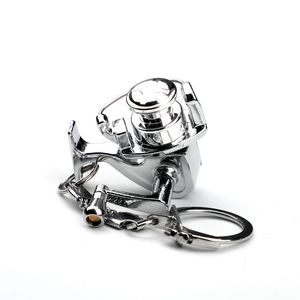 Forte roue de poisson porte-clés couleur or mouche <span class=keywords><strong>pêcheur</strong></span> filature moulinet de pêche Miniature drôle porte-clés avec porte-clés - Product Image 4