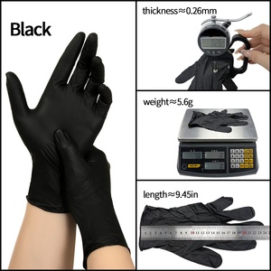 100 Cajas de <span class=keywords><strong>Guantes</strong></span> de Nitrilo <span class=keywords><strong>Desechables</strong></span> Azules y Negros de 3 Mil, Recubiertos, Sin Polvo, de Bajo Precio, para Uso Médico, Venta al <span class=keywords><strong>por</strong></span> Mayor Directa de Fabricante - Product Image 1