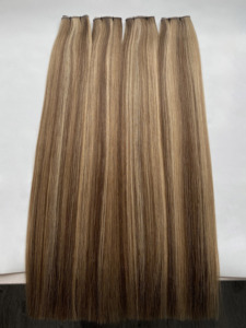 Extensions de cheveux naturels Haiyi 2026, sans couture, légères et polyvalentes, double trame, rangée de perles discrètes - Product Image 4