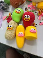 Crunch Cheese Toy Fruit Crunch Squishy, langzaam opkomende fidget-stressbal voor stressverlichting Fruit Squishy Toys Crunch Fruits Squishy