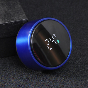 Smart Thermos Cup <b>Round</b> Digital Display Temperature Indicator <b>Battery</b> Powered For Office Use And Promotional Gifts - Product Image 1