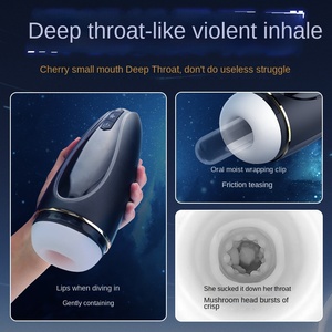 Copa transfronteriza para hombre, masturbador masculino completamente automático, diseño de avión explosivo, Clip de succión de modo clímax de estallido de una sola tecla - Product Image 3
