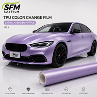 Película PPF de TPU que Cambia de Color, sin Burbujas, Fácil Instalación, Vinilo para Automóviles, Garantía de Lujo de Más de 5 Años, 7.5mil de Grosor