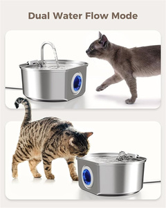 Cat Water Fountain Stainless Steel <strong>Dog</strong> Automatic Waterer <strong>Bowl</strong> Auto Pet Dispenser Quiet Pet Drinking Water Fountain - Product Image 6