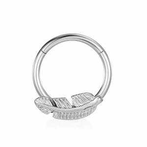 Anillo para Ombligo de Titanio ASTM F136 con Oro 18K PVD y Circonita Cúbica de Corte Asscher con Engaste de Garra, Joyería Corporal, Regalo - Product Image 4