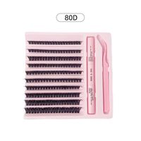 Belle Mink Faux cils en cheveux humains coréens, faits main, 12 rangées, épaisseur 0.07, courbure L, longs, naturels, brillants, volume classique, pour marque privée
