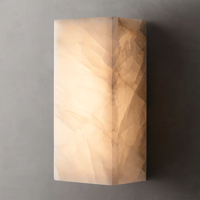 Alabaster Wall Sconce Rivage Lueur Sconce for Bedside Wall Lamp Bathroom Wall Light RHOEM Luxury Lighting Decoration Home