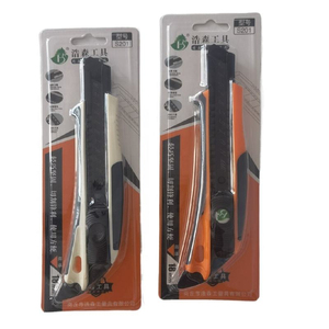 Couteau multi-usage robuste de 25 mm avec lames SK5 cassables, boîtier ABS, couteau utilitaire pour la découpe de boue, pour la construction industrielle - Product Image 4